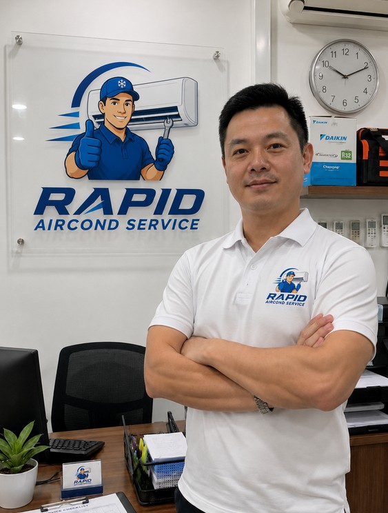 Andy Wong, Founder of Rapid Aircond Service